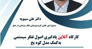 کارگاه آنلاین یادگیری اصول تفکر سیستمی به کمک مدل کوه یخ